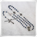 Colours Religious 8mm Plastic Beads Rosary (IO-cr235)